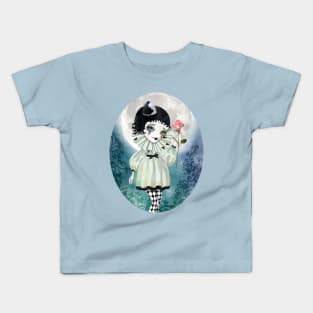 Pierrette Under the Moon Kids T-Shirt